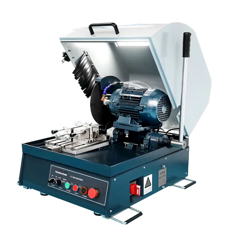 Máy cắt mẫu kim tương thủ công CT-250S hãng Trojan (Manual  Cut-off Machine)