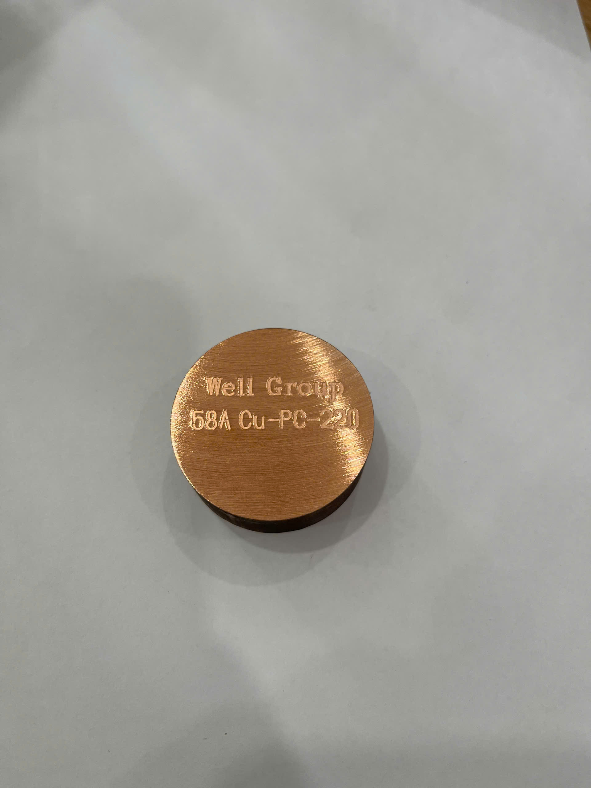 Mẫu chuẩn đối chứng cho mác đồng